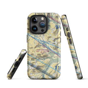 Rainy Pass Lodge Airport (6AK) VFR Sectional  Tough iPhone Case