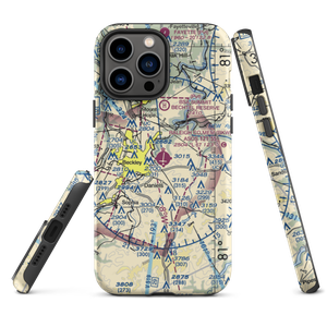 Raleigh County Memorial Airport (BKW) VFR Sectional  Tough iPhone Case