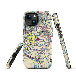 Raleigh County Memorial Airport (BKW) VFR Sectional  Tough iPhone Case