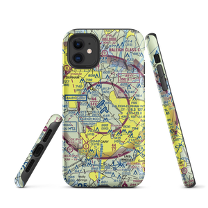 Raleigh Durham International Airport (RDU) VFR Sectional  Tough iPhone Case