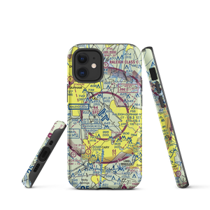 Raleigh Durham International Airport (RDU) VFR Sectional  Tough iPhone Case