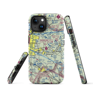 Raleigh East Airport (9NC0) VFR Sectional  Tough iPhone Case