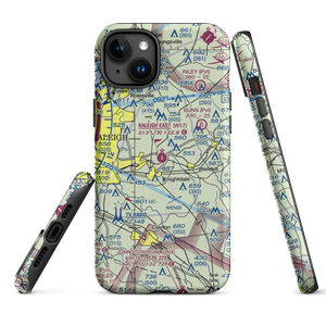 Raleigh East Airport (9NC0) VFR Sectional  Tough iPhone Case