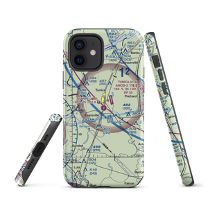 Ralph M Sharpe Airport (30M) VFR Sectional  Tough iPhone Case