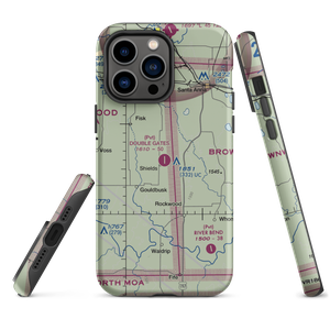 Ranch at Double Gates Airport (88XS) VFR Sectional  Tough iPhone Case