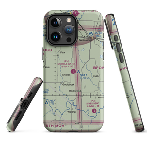 Ranch at Double Gates Airport (88XS) VFR Sectional  Tough iPhone Case