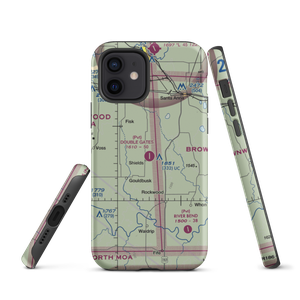Ranch at Double Gates Airport (88XS) VFR Sectional  Tough iPhone Case