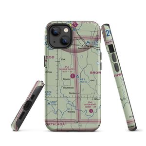 Ranch at Double Gates Airport (88XS) VFR Sectional  Tough iPhone Case