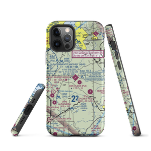 Rancho Murieta Airport (RIU) VFR Sectional  Tough iPhone Case