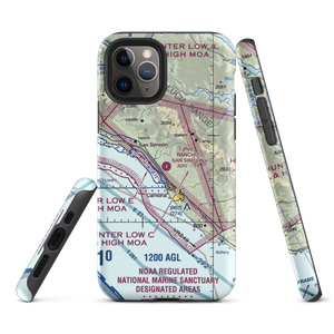 Rancho San Simeon Airport (66CA) VFR Sectional  Tough iPhone Case