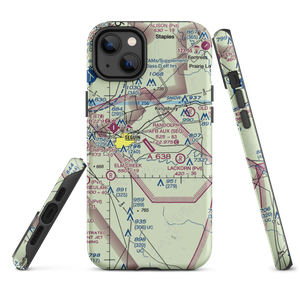 Randolph Air Force Base Auxiliary Airport (SEQ) VFR Sectional  Tough iPhone Case