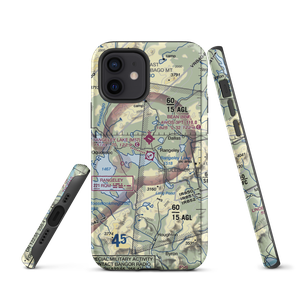 Rangeley Lake Seaplane Base (M57) VFR Sectional  Tough iPhone Case