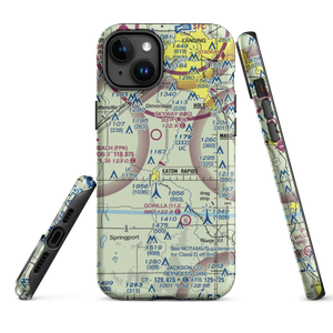 Rapids Airway Airport (04MI) VFR Sectional  Tough iPhone Case