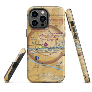 Rawlins Municipal Airport/Harvey Field (RWL) VFR Sectional  Tough iPhone Case