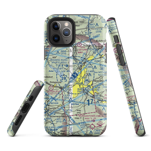 Reading Regional Carl A Spaatz Field (RDG) VFR Sectional  Tough iPhone Case