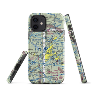 Reading Regional Carl A Spaatz Field (RDG) VFR Sectional  Tough iPhone Case