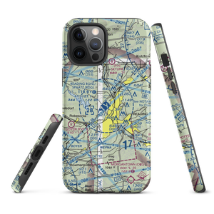 Reading Regional Carl A Spaatz Field (RDG) VFR Sectional  Tough iPhone Case