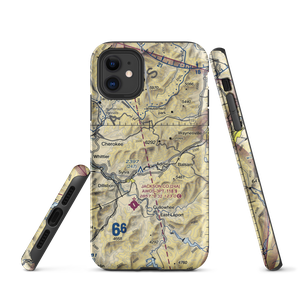 Reagans Roost Ultralightport (85NC) VFR Sectional  Tough iPhone Case