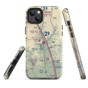 Real County Airport (49R) VFR Sectional  Tough iPhone Case