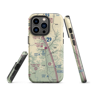 Real County Airport (49R) VFR Sectional  Tough iPhone Case