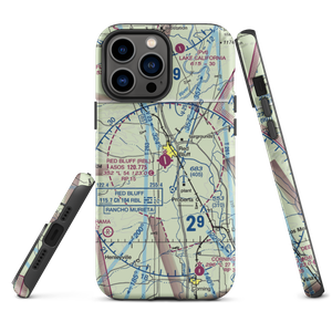 Red Bluff Municipal Airport (RBL) VFR Sectional  Tough iPhone Case