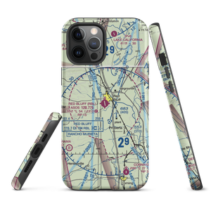 Red Bluff Municipal Airport (RBL) VFR Sectional  Tough iPhone Case