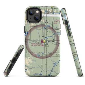 Red Cloud Municipal Airport (7V7) VFR Sectional  Tough iPhone Case