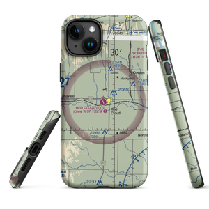 Red Cloud Municipal Airport (7V7) VFR Sectional  Tough iPhone Case