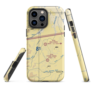 Red Creek Airport (AK80) VFR Sectional  Tough iPhone Case