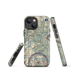 Red Fox Airport (VT02) VFR Sectional  Tough iPhone Case