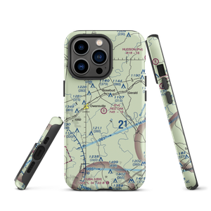 Red Oak Airport (MO48) VFR Sectional  Tough iPhone Case