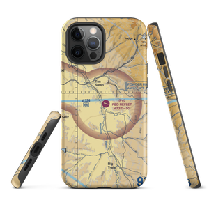 Red Reflet Ranch Airport (WY00) VFR Sectional  Tough iPhone Case