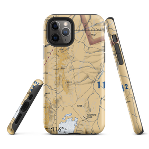 Red Rock Ranch Airport (NV22) VFR Sectional  Tough iPhone Case