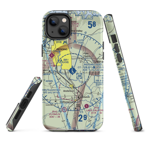 Redding Municipal Airport (RDD) VFR Sectional  Tough iPhone Case