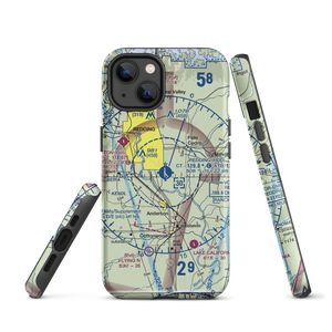 Redding Municipal Airport (RDD) VFR Sectional  Tough iPhone Case