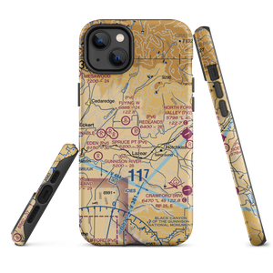 Redlands Airport (44CO) VFR Sectional  Tough iPhone Case