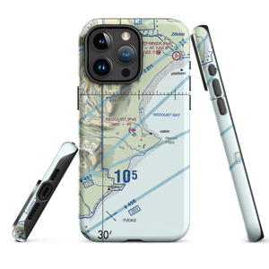 Redoubt View Seaplane Base (2VI2) VFR Sectional  Tough iPhone Case