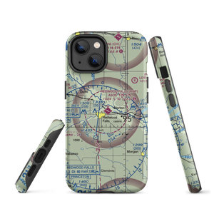 Redwood Falls Municipal Airport (RWF) VFR Sectional  Tough iPhone Case