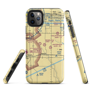 Regier Brothers Airport (4NE0) VFR Sectional  Tough iPhone Case