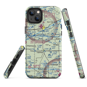 Reid-Eash Airport (25IN) VFR Sectional  Tough iPhone Case