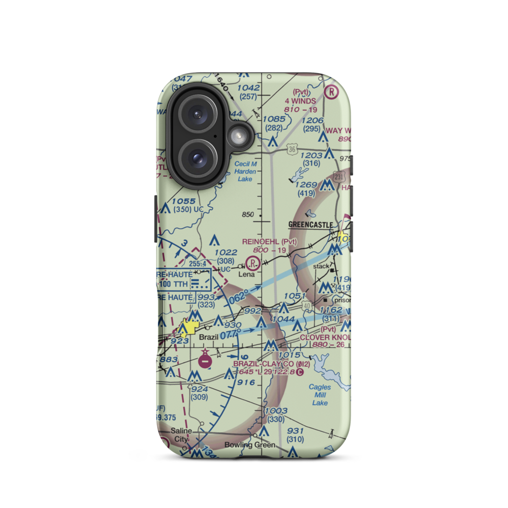 Reinoehl Field (49II) VFR Sectional  Tough iPhone Case iPhone 16 model shown