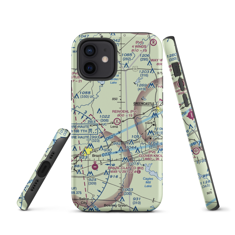 Reinoehl Field (49II) VFR Sectional  Tough iPhone Case iPhone 12 model shown