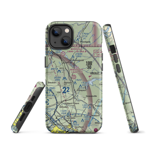 Remsen City Airport (NY57) VFR Sectional  Tough iPhone Case