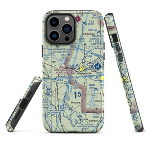 Rendleman Airport (4IL8) VFR Sectional  Tough iPhone Case