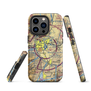 Reno Tahoe International Airport (RNO) VFR Sectional  Tough iPhone Case