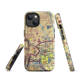 Reno-Stead Airport (RTS) VFR Sectional  Tough iPhone Case