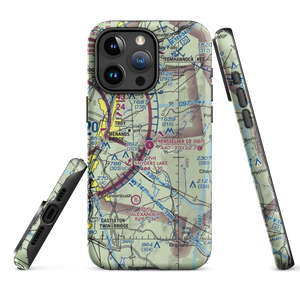 Rensselaer County Airport (5B7) VFR Sectional  Tough iPhone Case