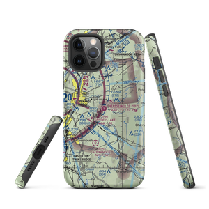 Rensselaer County Airport (5B7) VFR Sectional  Tough iPhone Case