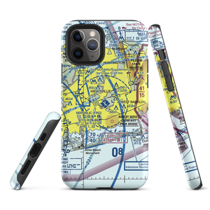 Republic Airport (FRG) VFR Sectional  Tough iPhone Case