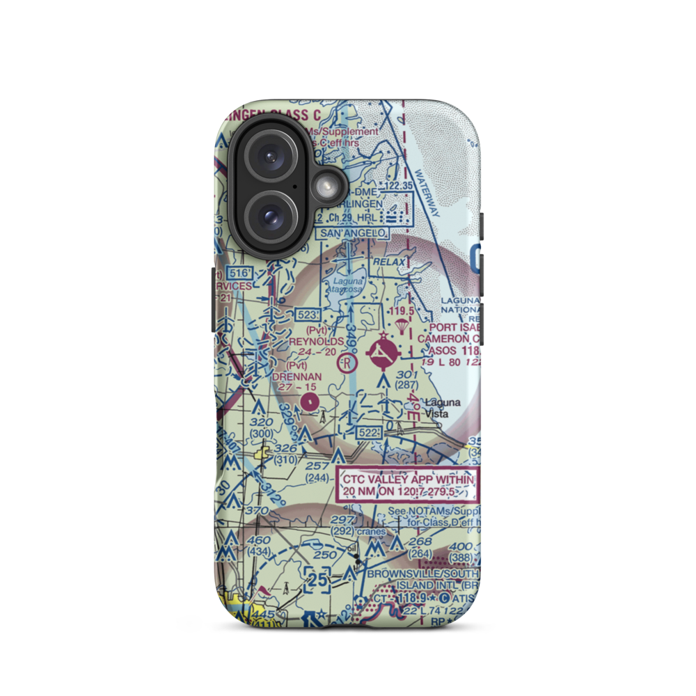 Reynolds Ranch Airport (73TA) VFR Sectional  Tough iPhone Case iPhone 16 model shown
